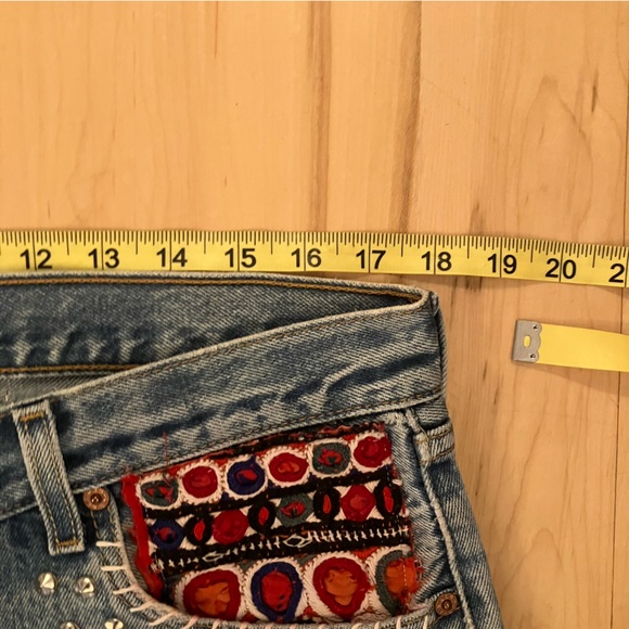 Free People Tricia Fix embellished studded denim maxi skirt - Picture 16 of 16